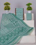 Load image into Gallery viewer, Hand Printed Cotton Unstitched Suits for Women - Traditional Indian Clothing