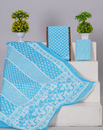 Load image into Gallery viewer, Hand Printed Cotton Unstitched Suits for Women - Traditional Indian Clothing