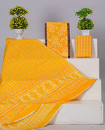 Load image into Gallery viewer, Hand Printed Cotton Unstitched Suits for Women - Traditional Indian Clothing