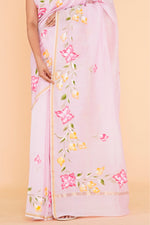 Load image into Gallery viewer, Pure Chanderi Silk Saree with Hand Block Print - Shivanya Handicrafts Women's Traditional Indian Wear