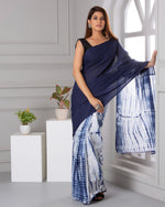 Load image into Gallery viewer, Unique Shibori Print Sarees | Tie and Dye Collection by Shivanya Handicrafts