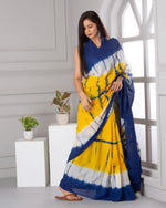Load image into Gallery viewer, Unique Shibori Print Sarees | Tie and Dye Collection by Shivanya Handicrafts