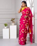 Load image into Gallery viewer, Unique Shibori Print Sarees | Tie and Dye Collection by Shivanya Handicrafts