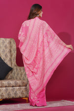 Load image into Gallery viewer, Mulmul Cotton Saree with Hand Block Print - Shivanya Handicrafts Women's Traditional Indian Wear