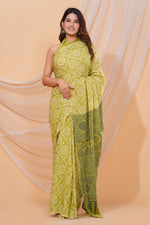 Load image into Gallery viewer, Mulmul Cotton Saree with Hand Block Print - Shivanya Handicrafts Women's Traditional Indian Wear