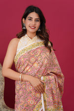 Load image into Gallery viewer, Mulmul Cotton Saree with Hand Block Print - Shivanya Handicrafts Women's Traditional Indian Wear