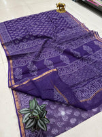 Load image into Gallery viewer, Shivanya Handicrafts Printed Kota Doriya Saree - Perfect for Festive Occasions