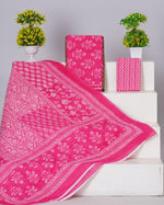 Load image into Gallery viewer, Hand Printed Cotton Unstitched Suits for Women - Traditional Indian Clothing
