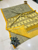 Load image into Gallery viewer, Shivanya Handicrafts Printed Kota Doriya Saree - Perfect for Festive Occasions
