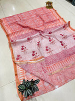 Load image into Gallery viewer, Shivanya Handicrafts Printed Kota Doriya Saree - Perfect for Festive Occasions
