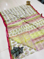 Load image into Gallery viewer, Shivanya Handicrafts Printed Kota Doriya Saree - Perfect for Festive Occasions
