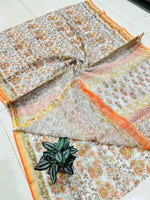 Load image into Gallery viewer, Shivanya Handicrafts Printed Kota Doriya Saree - Perfect for Festive Occasions
