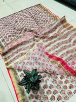 Load image into Gallery viewer, Shivanya Handicrafts Printed Kota Doriya Saree - Perfect for Festive Occasions
