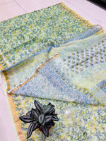 Load image into Gallery viewer, Shivanya Handicrafts Printed Kota Doriya Saree - Perfect for Festive Occasions
