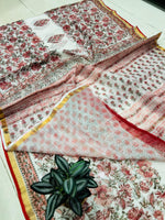 Load image into Gallery viewer, Shivanya Handicrafts Printed Kota Doriya Saree - Perfect for Festive Occasions
