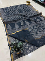 Load image into Gallery viewer, Shivanya Handicrafts Printed Kota Doriya Saree - Perfect for Festive Occasions
